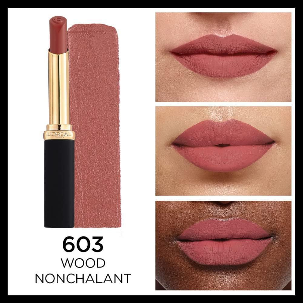 L'Oral Paris Увлажняющая матовая помада Color Riche, оттенок 603 Wood Nonchalant  #1