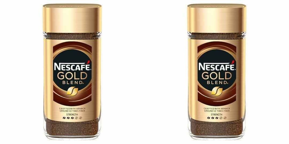 NESCAFE Кофе растворимый Голд, сублимированный, 190 гр, 2 шт #1