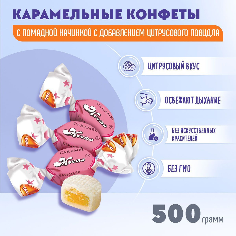 Карамель Мечта 500 грамм Рот Фронт #1