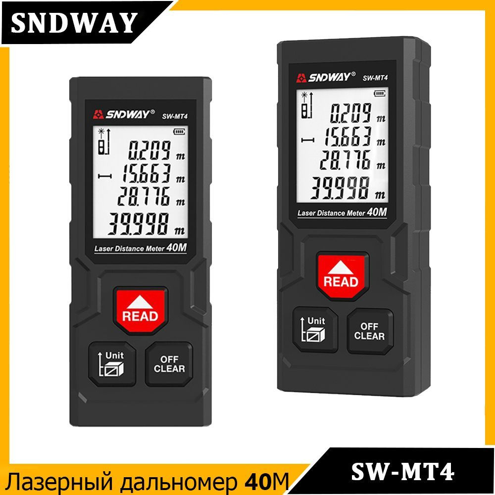 Купить SNDWAY SW MT4 40M Дальномер Лазерный дальномер Мини-дальномер ...