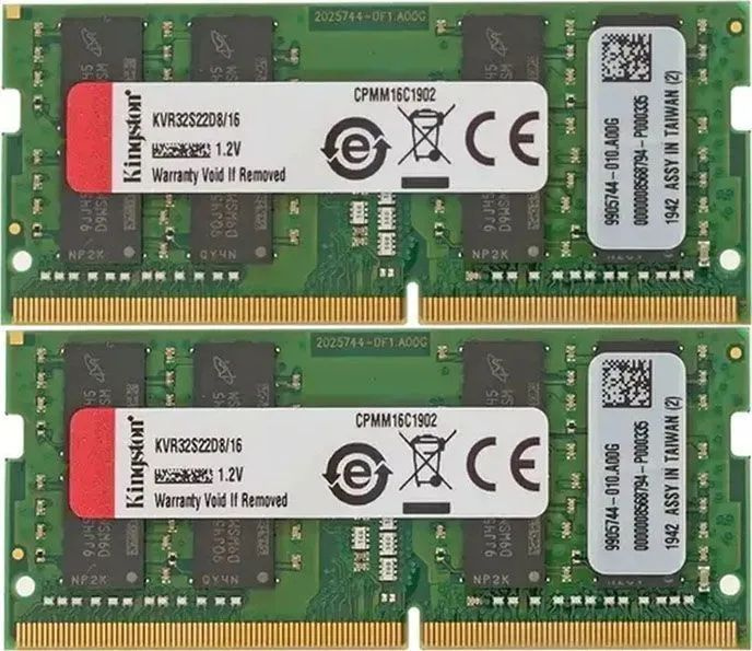 Модуль оперативной памяти Kingston Fury 粗DDR4 3200 МГц16 ГБ (KVR32S22D8 ...