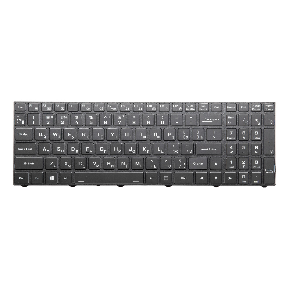 Клавиатура с RGB подсветкой для GIGABYTE G5 MF KF GE KD / Hasee TX9 ...