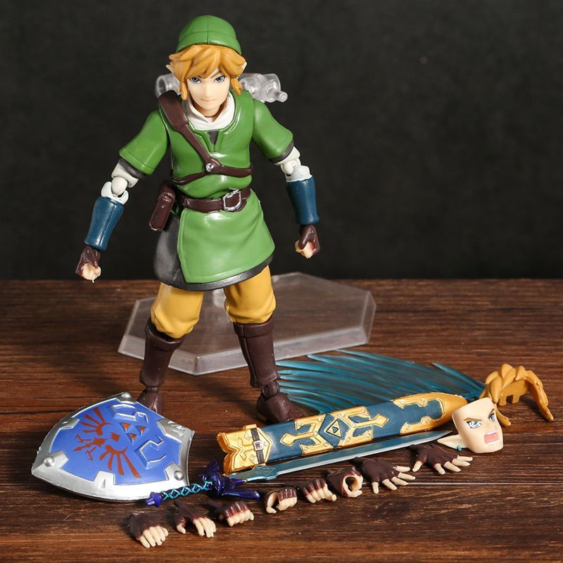 Аниме фигурка Figma 153 (The Legend of Zelda Link)/14cm пакет #1