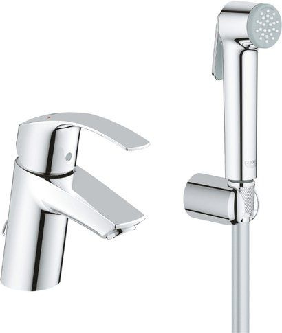 Смеситель для раковины Grohe Eurosmart 2015 23124002 с гигиеническим душем  #1