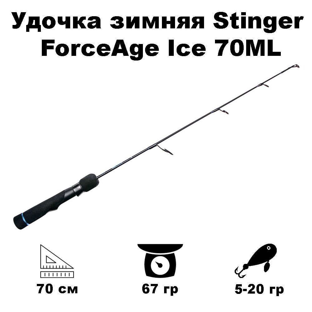 Удочка зимняя Stinger ForceAge Ice 70ML до 20гр #1