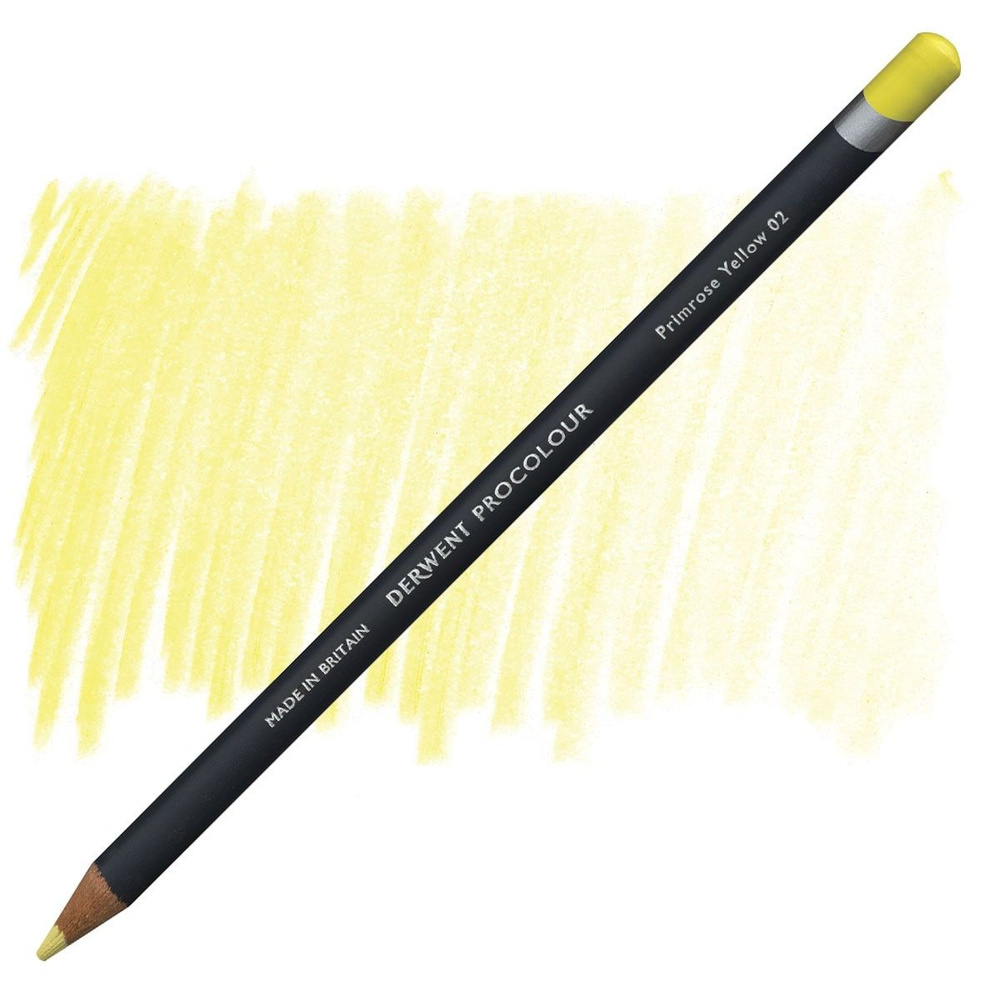 Карандаш цветной Derwent "Procolour" #02 Primrose Yellow (Желтый первоцвет)  #1