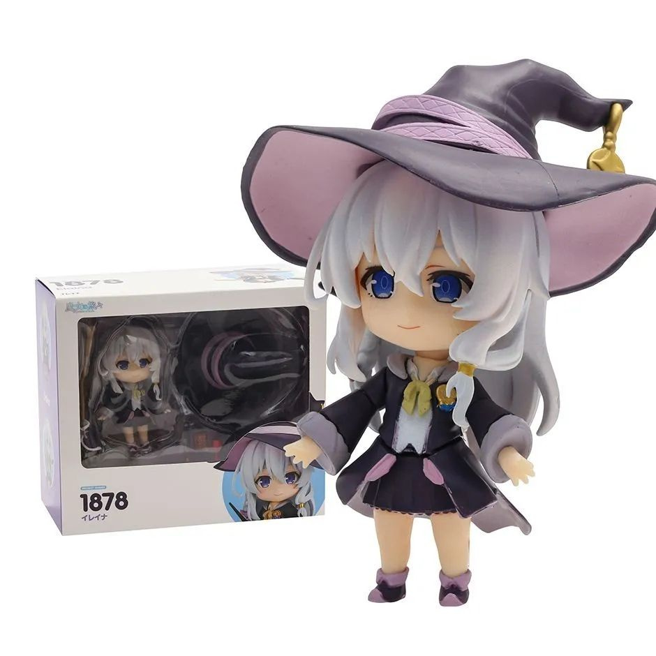 Фигурка (1878 Anime Figure Wandering Witch The Journey of Elaina) /  Нендороид / 10см - купить с доставкой по выгодным ценам в интернет-магазине  OZON (1153579761)