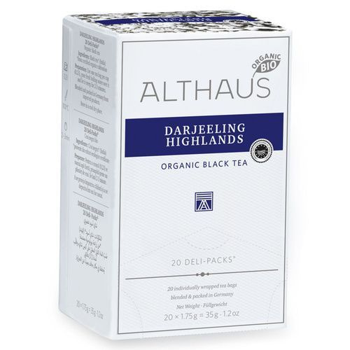 Чай чёрный Althaus Darjeeling Highlands, в пакетиках 20х1,75г. #1