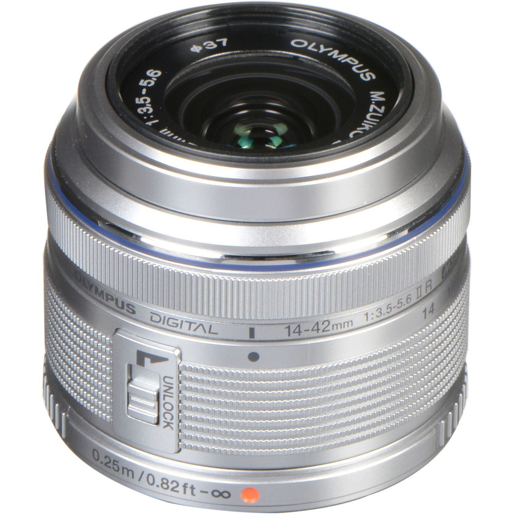 Объектив M.Zuiko Digital ED 14-42 мм 1:3.5-5.6 II R серебристый