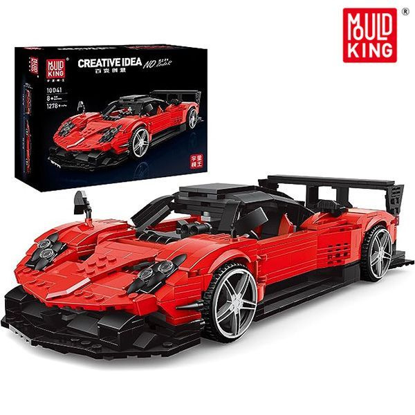 Конструктор Mould King 10041 Пагани Зонда Р спортивная машина, 1278 ...