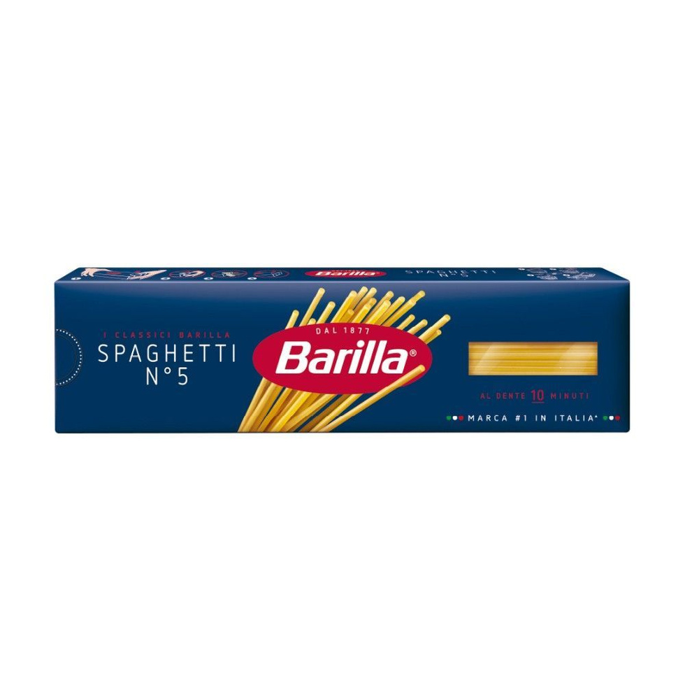 Макаронные изделия Barilla Спагетти №5 450 г Россия - 1 шт. #1