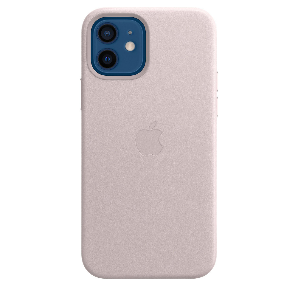 Чехол кожаный MagSafe для iPhone 12 / 12 Pro / Анимация NFC / Leather ...