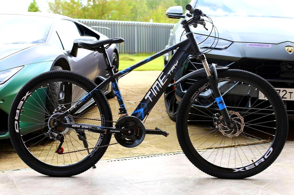 Велосипед горный подростковый Timetry ТT101 Колёса 24" Стальная рама ...