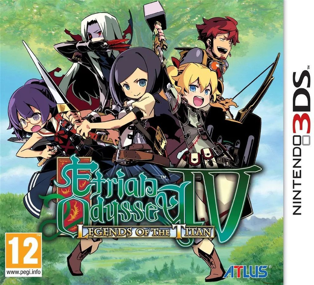 Игра Etrian Odyssey IV: Legends of the Titan (Nintendo 3DS, Английская  версия)