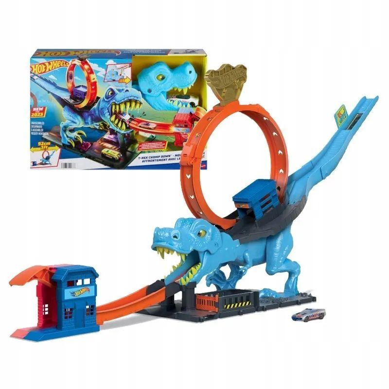 Mattel Hot Wheels City T Rex Loop And Stunt