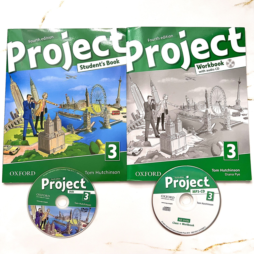 Project 3 4th Edition (Учебник + Рабочая Тетрадь + CD/DVD.