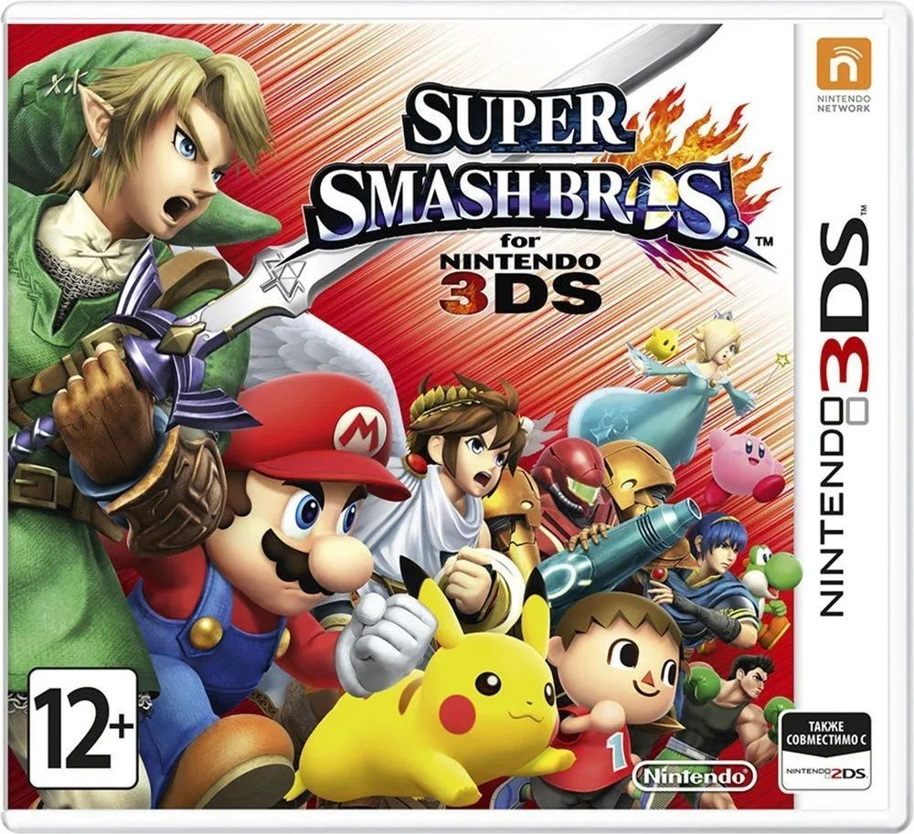 Игра Super Smash Bros. (Nintendo 3DS, Русская версия) купить по низкой цене  с доставкой в интернет-магазине OZON (1182471345)