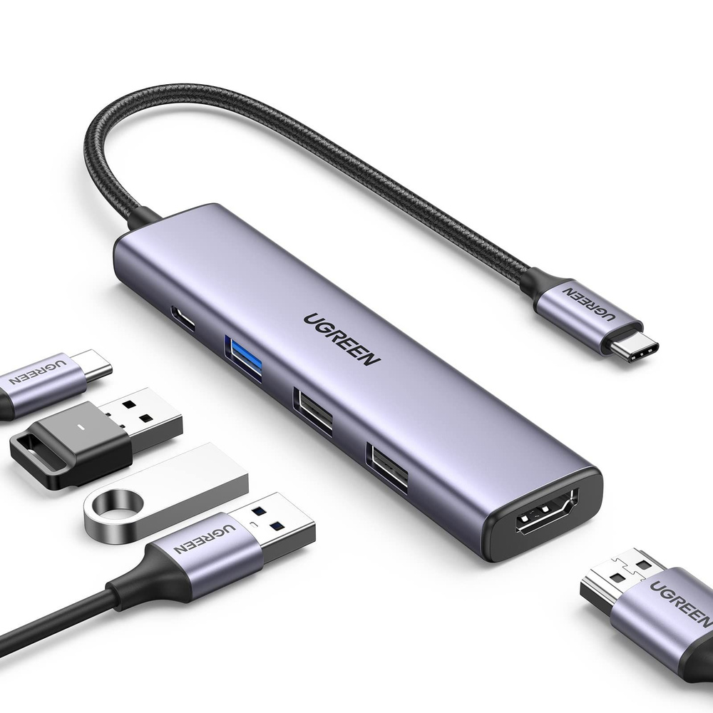 Док станция USB type C 15-в-1 для ноутбука (порт репликатор, концентратор)