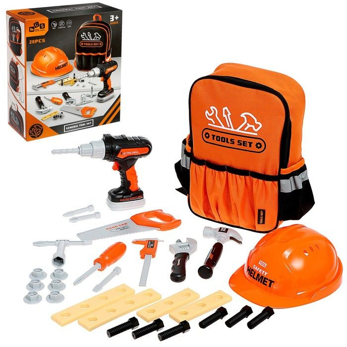 Набор инструментов в рюкзаке "Мастер", 28 предметов - купить с ...