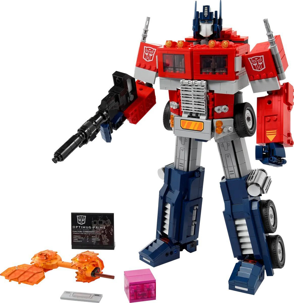 Конструктор LEGO Icons Transformers Optimus Prime Трансформеры Оптимус Прайм 10302