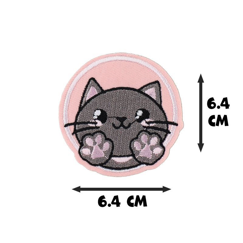 ТЕРМОАППЛИКАЦИЯ НА ОДЕЖДУ "КОТИК", 6,4х6,4 см #1