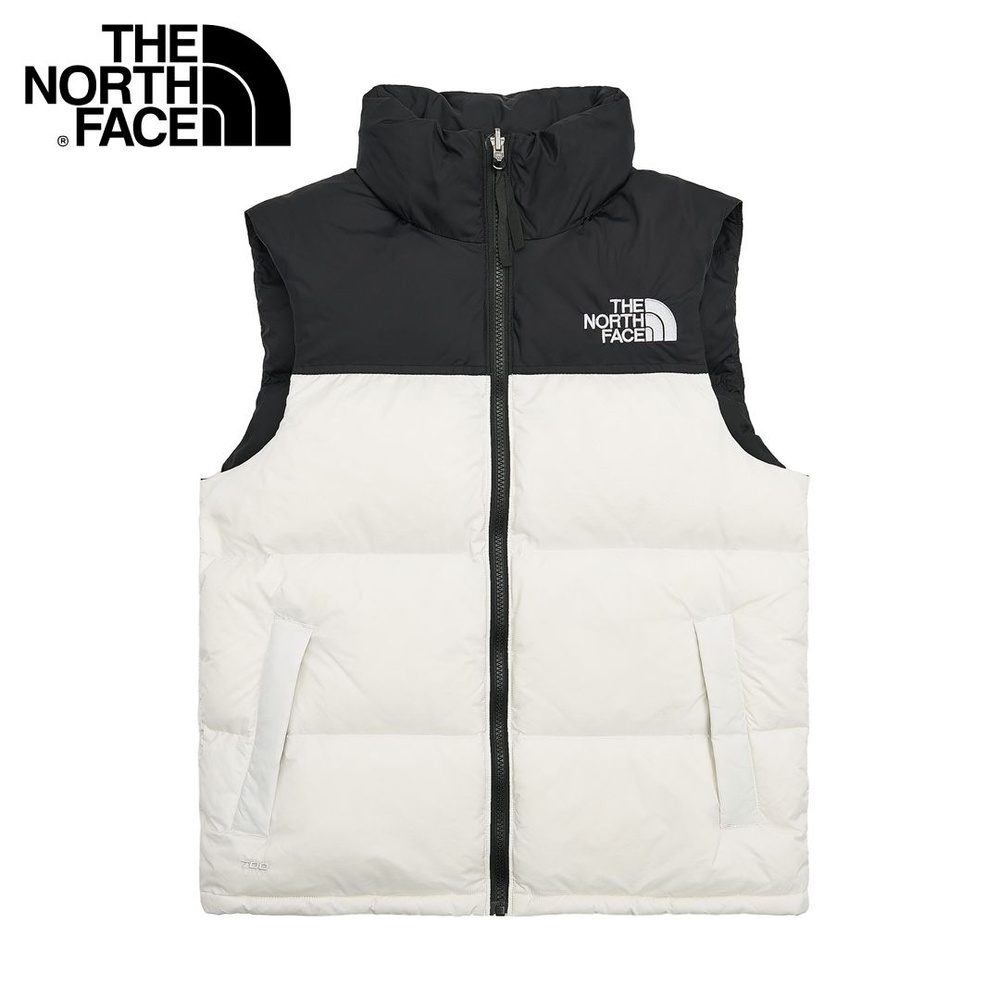 North face white vest on sale