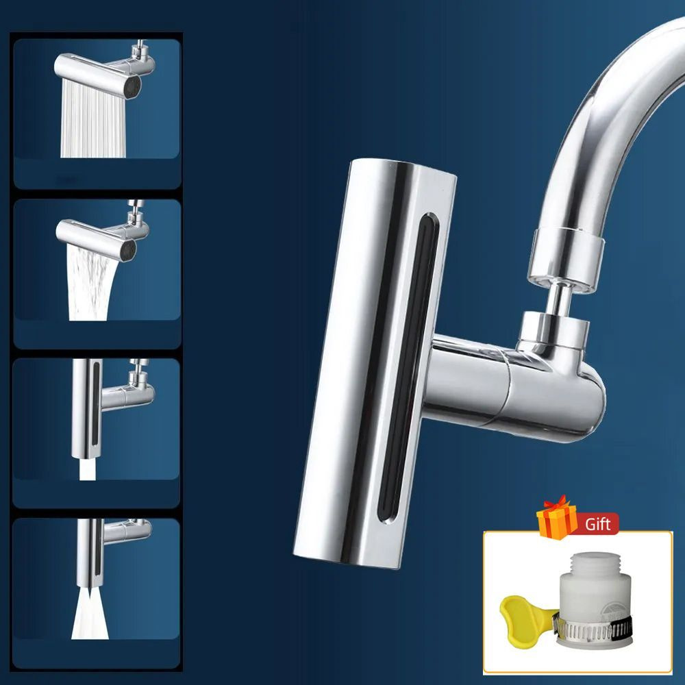 Насадка на кран, аэратор для смесителя, 4 режима, режима водопада ...