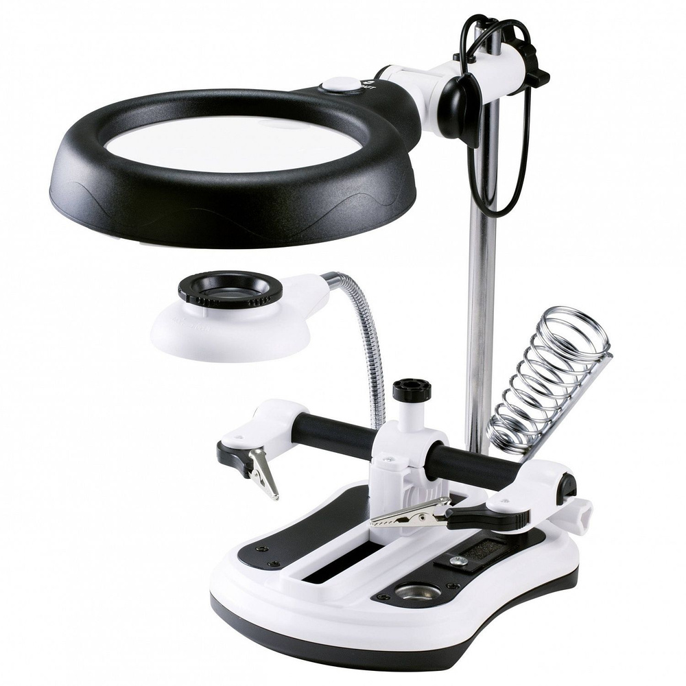 Держатель "Третья рука" с лупой Орбита OT-INL47 - купить с доставкой по ...