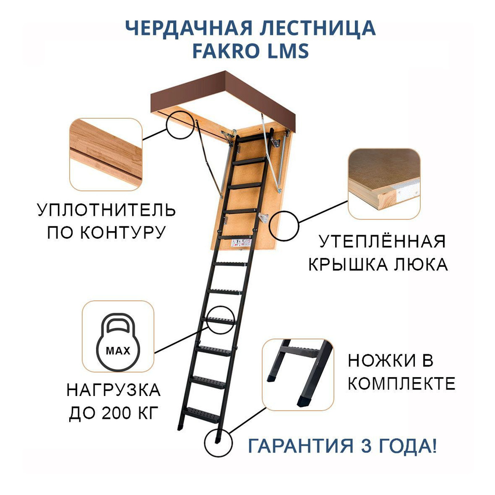 Лестница телескопическая ROOFLINE Железо, количество секций: 3 - купить по  выгодным ценам в интернет-магазине OZON (1130446016)