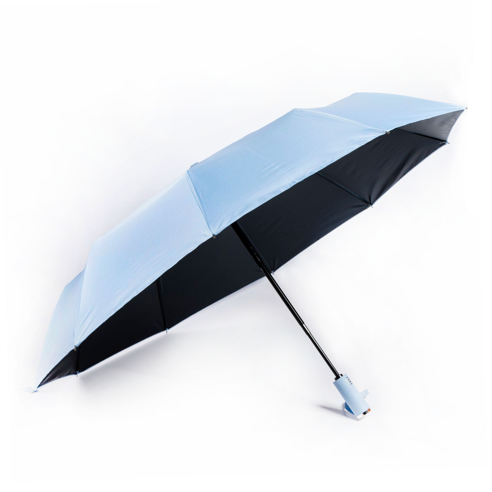 Зонт Los Trender, Полный автомат, 2 сложения, голубой купить по низкой цене  в интернет-магазине OZON (1087541168)