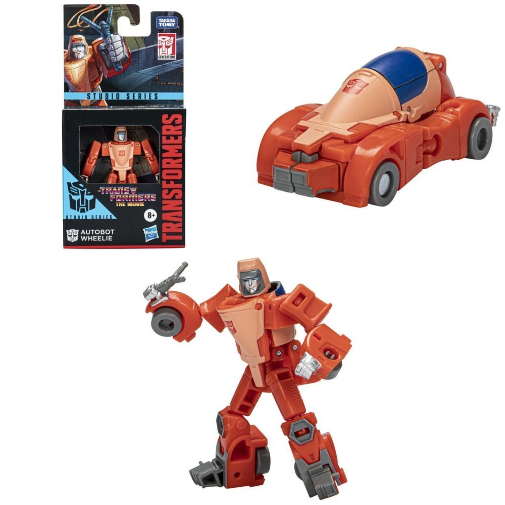 Трансформеры Hasbro Игрушка Studio Series Core Class The Transformers: The Movie Autobot Wheelie 3,5 #1