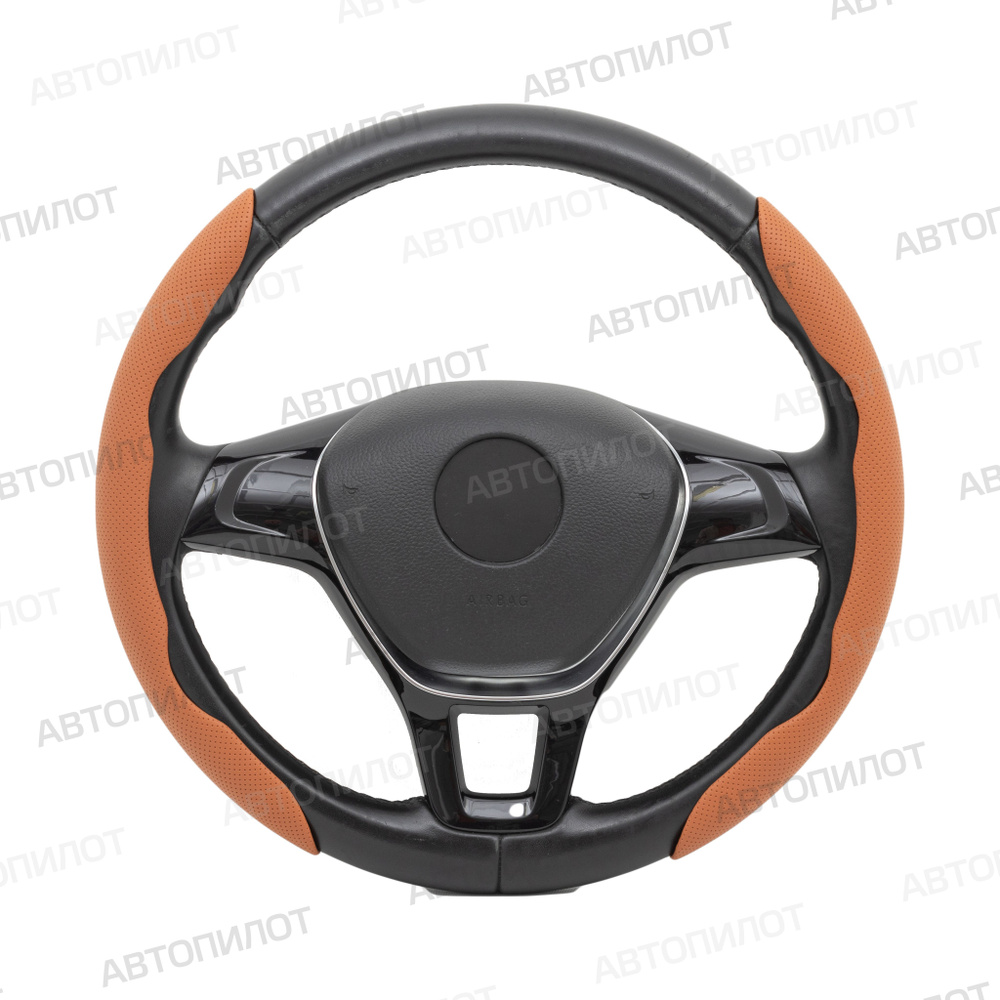 Накладки на руль БМВ М4 (2020 - 2024) купе / BMW M4, Экокожа (высокого ...