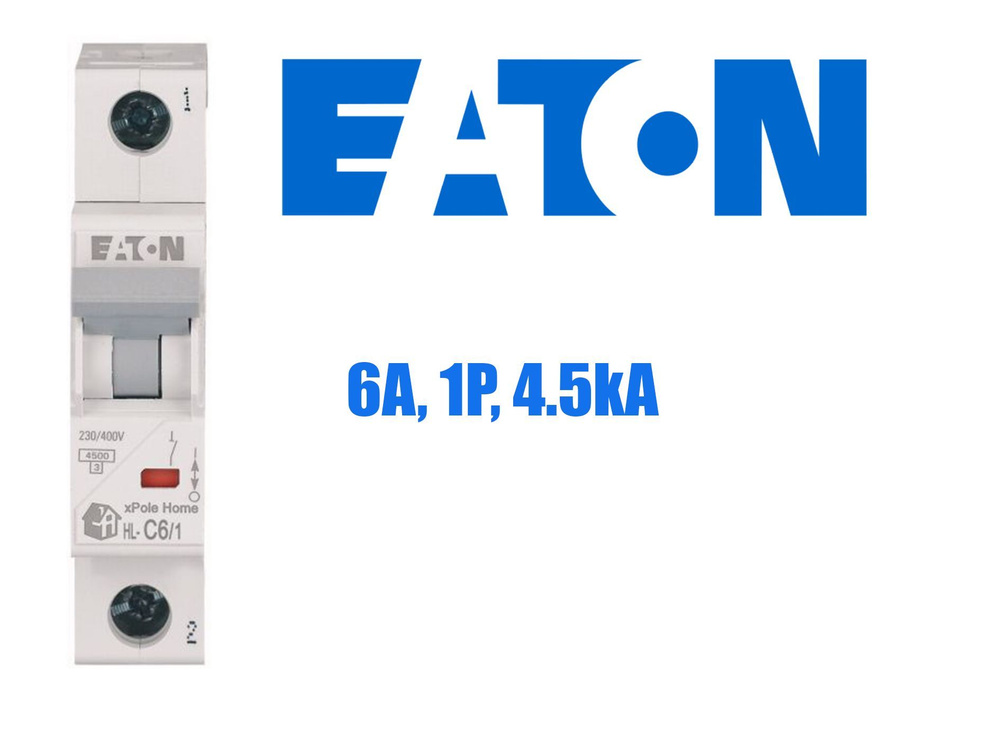 EATON Автоматический выключатель eaton 6А 1 #1