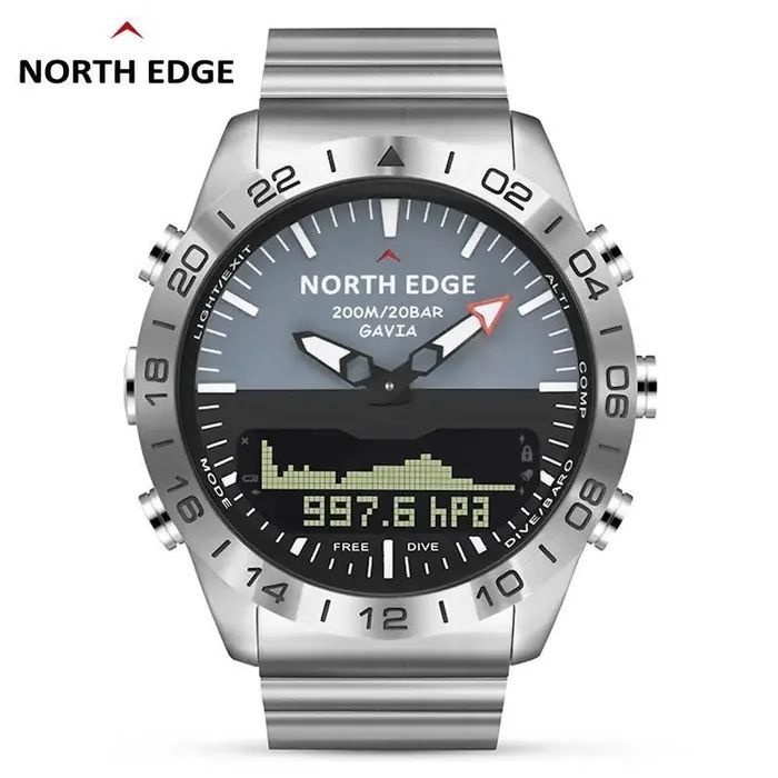 NORTH EDGE Спортивные часы GAVIA2q, цвет серебристый #1