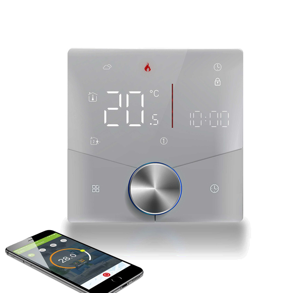 термостат газового котла WIFI,SDITERSMT-BHT009GCLW-Белыйрный,24В ...