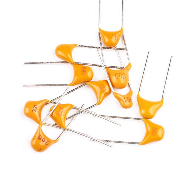 Конденсаторы керамические 50B 150pF 10 шт, числовое обозначение - "151 ...