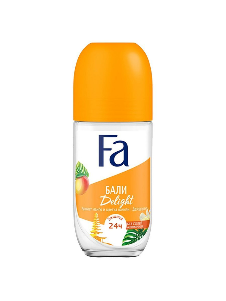 Fa Дезодорант роликовый Ритмы острова Бали Delight, 50 мл - купить с ...