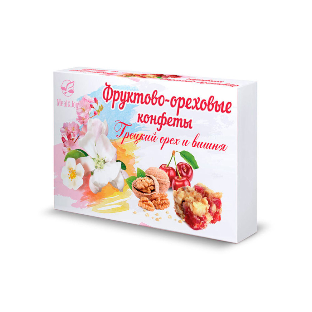 Полезные конфеты с грецким орехом и вишней 90 г Meal & Joy. Подарочный  набор пп сладостей ручной работы - купить с доставкой по выгодным ценам в  интернет-магазине OZON (754274283)