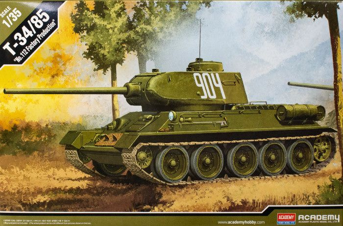 Academy 13290 Т-34/85 завод №112 "Красное Сормово" 1:35 #1