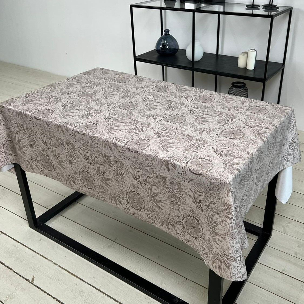 Клеенка на стол из ПВХ на тканевой основе , скатерть на кухню , размер ...