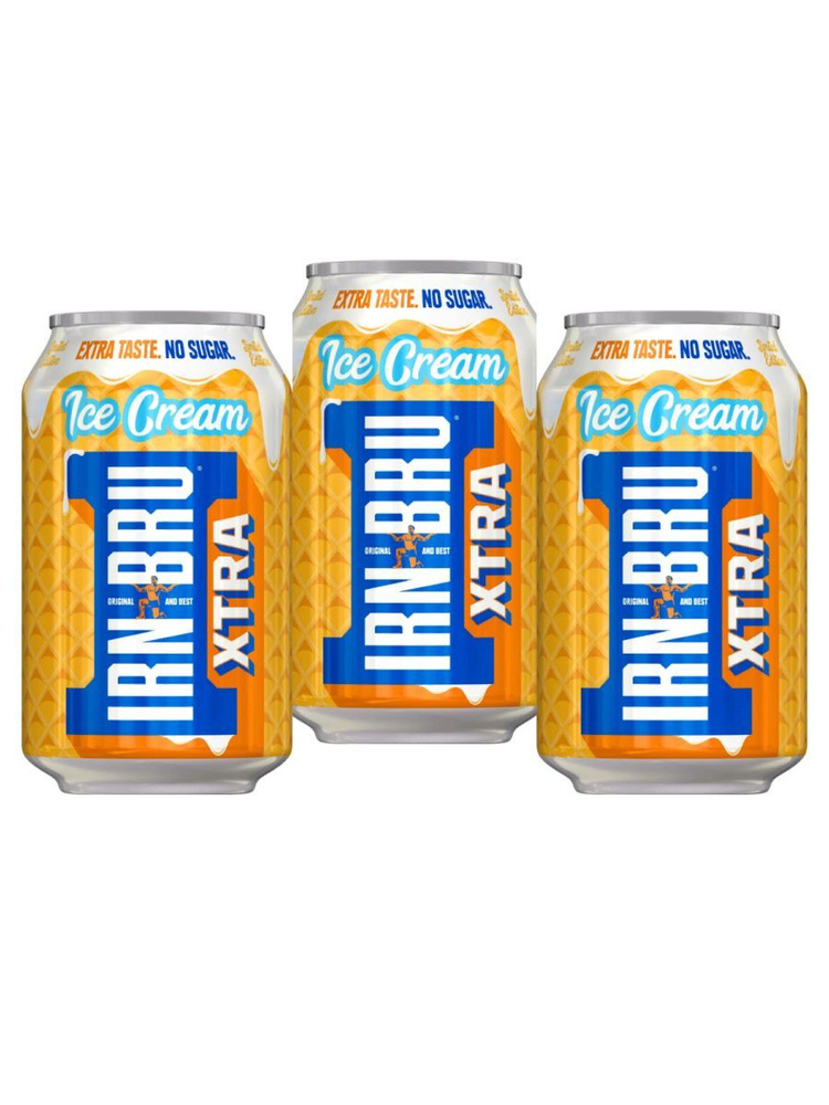 Газированный напиток Irn Bru XTRA IceCream 330мл х 3шт купить с
