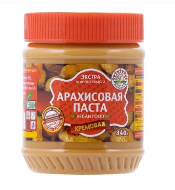 Паста арахисовая АЗБУКА ПРОДУКТОВ Экстра кремовая, 340г #1