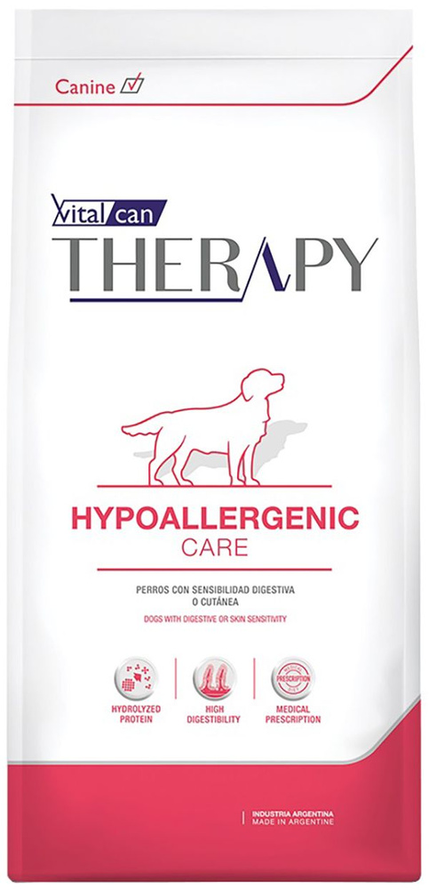 Корм Vitalcan Therapy Canine Hypoallergenic Care для собак, с пищевой ...