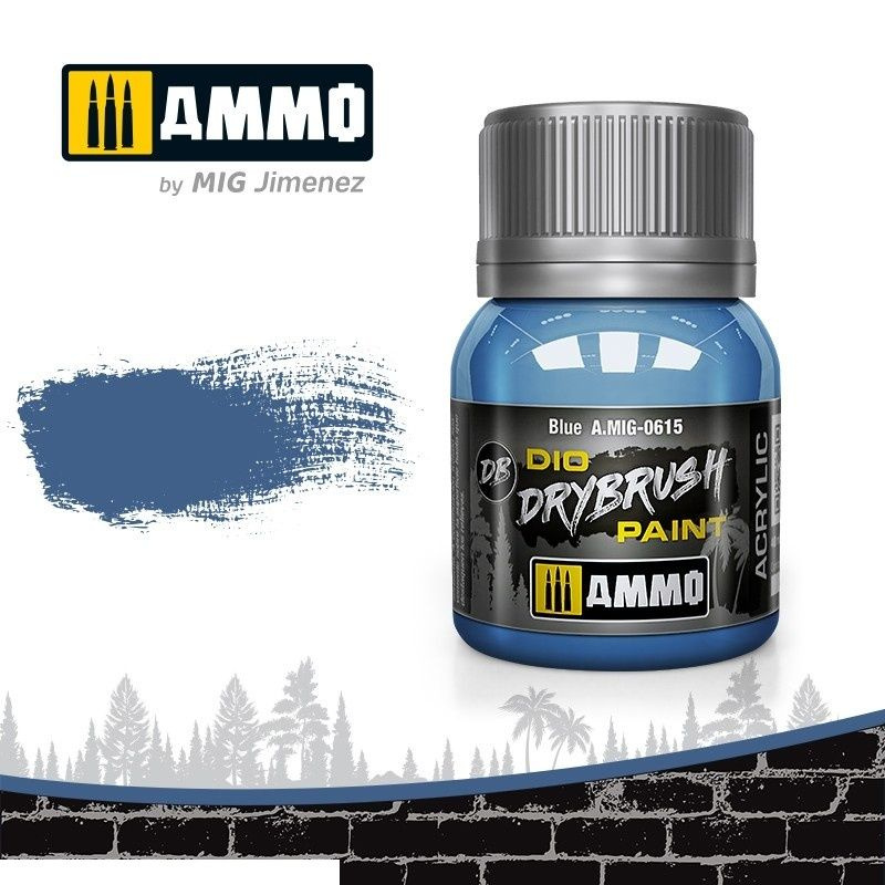 Ammo Mig AMIG0615 Ammo Mig Краска акриловая DRYBRUSH Blue #1