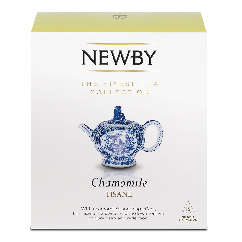 Newby Ромашка травяной чай в шелковых пирамидках,15 шт #1