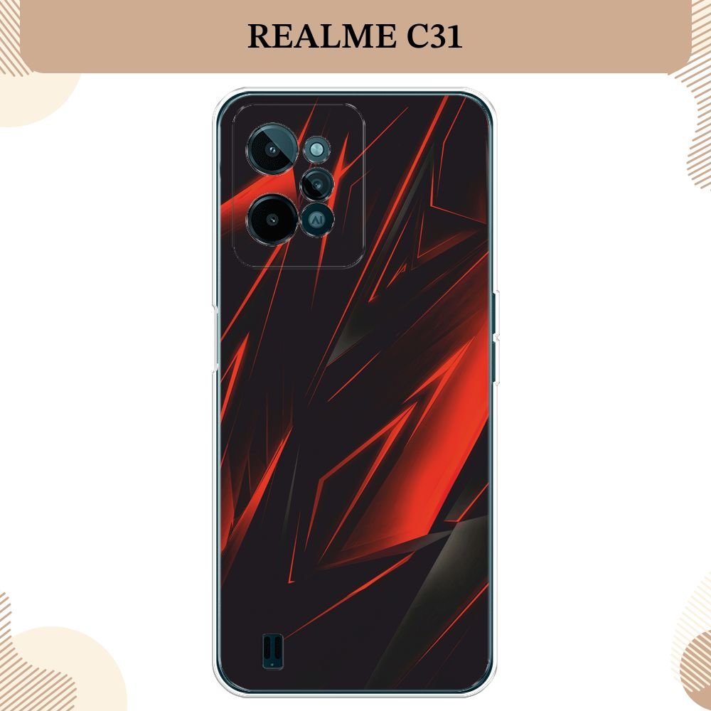 Силиконовый чехол на Realme C31 / Реалми С31 Игровой фон - купить с  доставкой по выгодным ценам в интернет-магазине OZON (594332200)