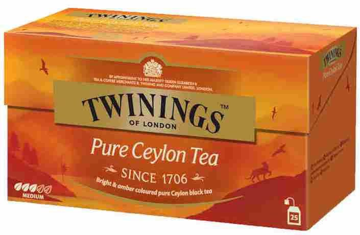 Twinings Pure Ceylon 2г x 25 пак черный чай #1