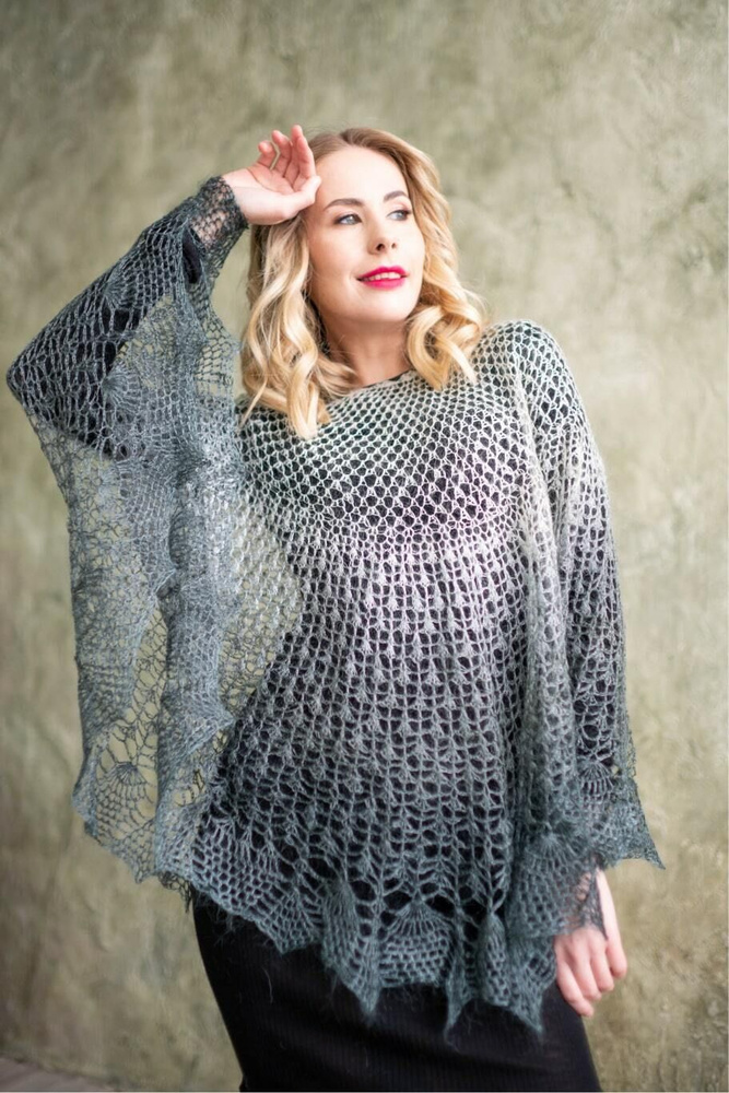 Пончо Легендарные пуховые платки - купить с доставкой по выгодным ценам ...