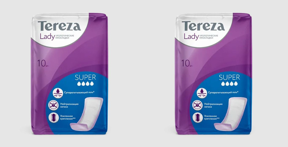 TerezaMed Прокладки урологические для женщин Lady Super,10 шт, 2 ...