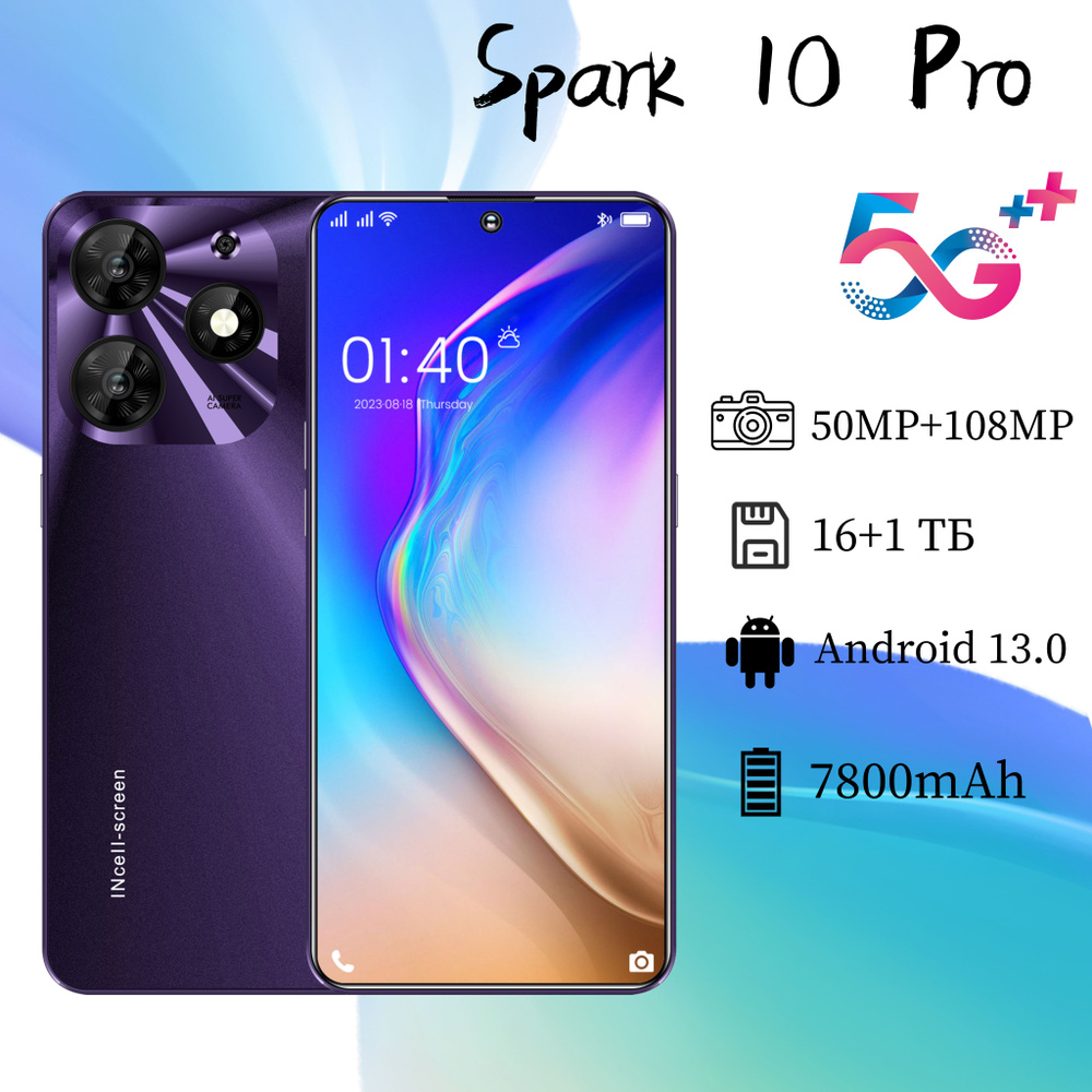 Смартфон Tecna Spark 10 Pro Новый 2023 год - купить по выгодной цене в  интернет-магазине OZON (1282825626)